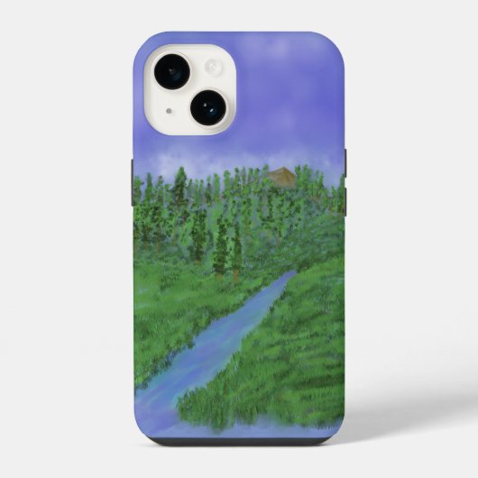 Coque Pour iPhone 14 Étui Hill & stream Case-Mate pour iPhone (Verso)
