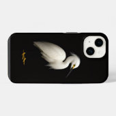 Coque Pour iPhone 14 Étui iPhone 14 Case-Mate Black 4 Luxe, Aigrette ne (Verso Horizontal)