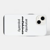 Coque Pour iPhone 14 Étui iPhone Anonymat (Verso Horizontal)