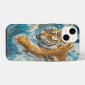 Coque Pour iPhone 14 Étui iPhone Azure Stride 🐅 (Verso Horizontal)