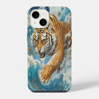 Coque Pour iPhone 14 Étui iPhone Azure Stride 🐅