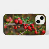 Coque Pour iPhone 14 Étui iPhone Bourgeons de printemps rouges (Verso Horizontal)