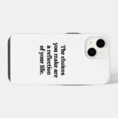 Coque Pour iPhone 14 Étui iPhone Choix que Vous Faites (Verso Horizontal)