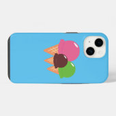 Coque Pour iPhone 14 Étui iPhone Cônes de Glace (Verso Horizontal)