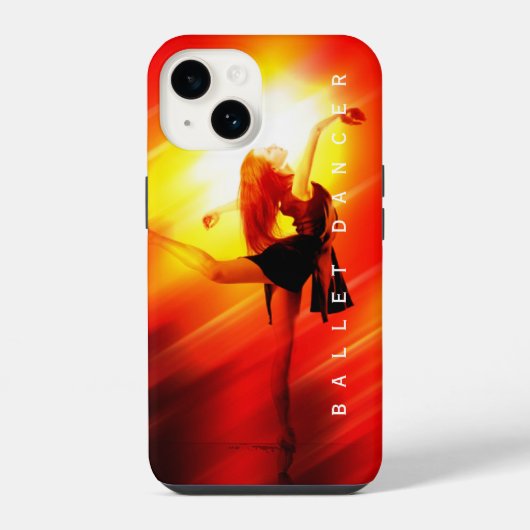 Coque Pour iPhone 14 Étui iPhone de danseur de ballet (Verso)