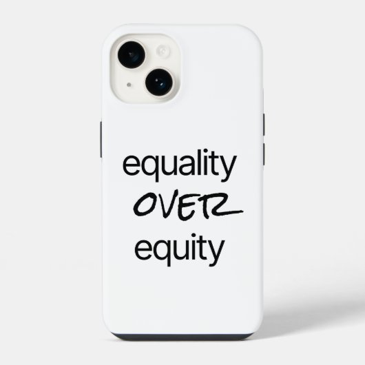 Coque Pour iPhone 14 Étui iPhone Égalité Plutôt que Équité (Verso)