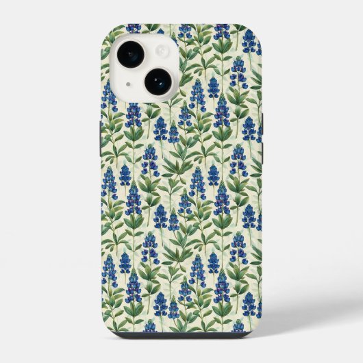 Coque Pour iPhone 14 Étui iPhone Fleur de Blue Bonnet du Texas (Verso)
