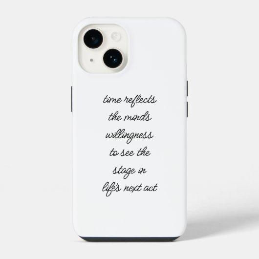 Coque Pour iPhone 14 Étui iPhone Life's Next Act (Verso)