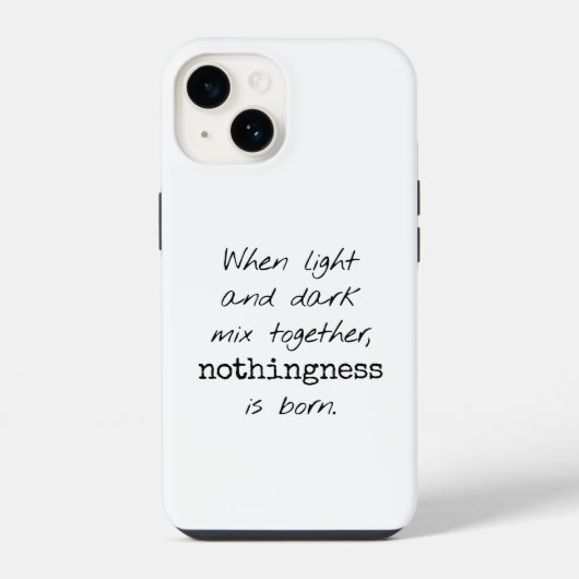 Coque Pour iPhone 14 Étui iPhone Light And Dark (Verso)