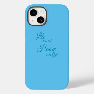 Coque Pour iPhone 14 Étui iPhone Live Is A Test Heaven Is The Gift