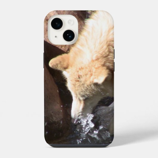 Coque Pour iPhone 14 Étui Iphone Loup Gris (Verso)