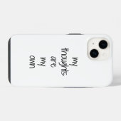 Coque Pour iPhone 14 Étui iPhone Mes pensées (Verso Horizontal)