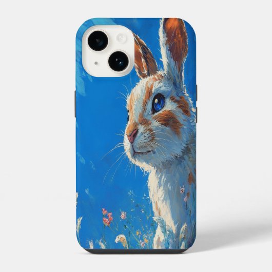 Coque Pour iPhone 14 Étui iPhone Moonbloom 🐇 (Verso)