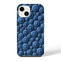 Étui iPhone Spirale Indigo Profond Design Moderne
