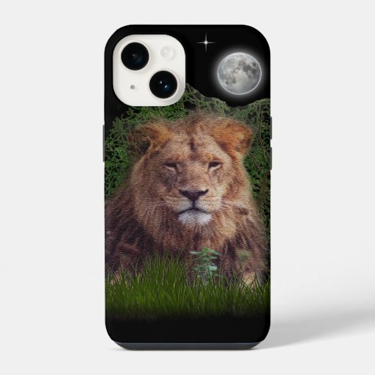 Coque Pour iPhone 14 Étui Lion pour iPhone 14 (Verso)