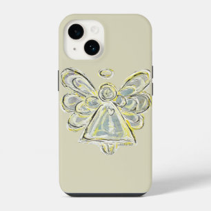 Coque Pour iPhone 14 Étui personnalisé pour iPhone avec ange gardien bl