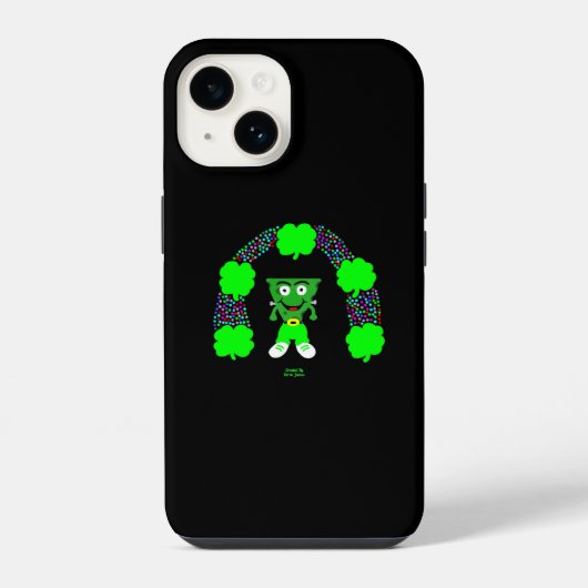 Coque Pour iPhone 14 Étui pour iPhone 14 Apple St. Patrick FrankenChees (Verso)