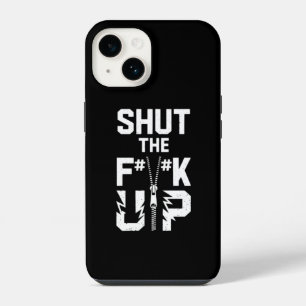 Coque Pour iPhone 14 Étui pour iPhone 14 avec typographie en gras 'Tais