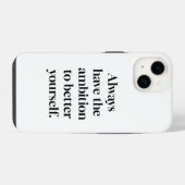 Coque Pour iPhone 14 Étui pour iPhone Ambition (Verso Horizontal)
