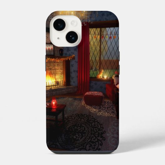Coque Pour iPhone 14 Étui pour iPhone Automne Tranquillité (Verso)