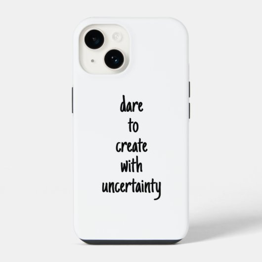 Coque Pour iPhone 14 Étui pour iPhone Dare To Create (Verso)