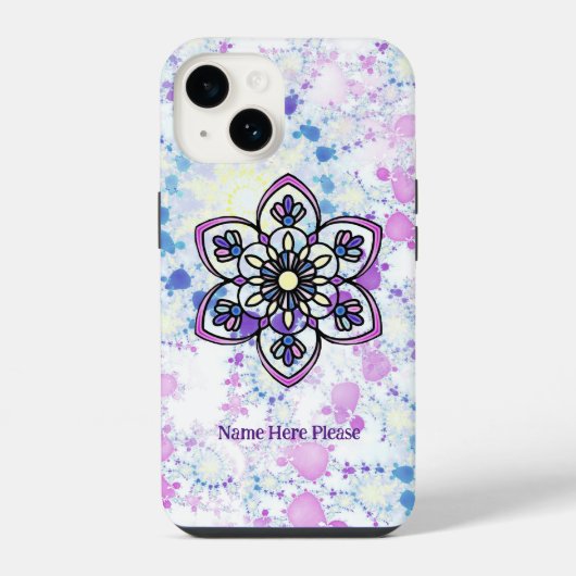 Coque Pour iPhone 14 Étui pour iPhone / iPad Mandala de printemps (Verso)
