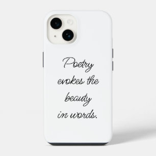 Coque Pour iPhone 14 Étui pour iPhone Poésie Evokes