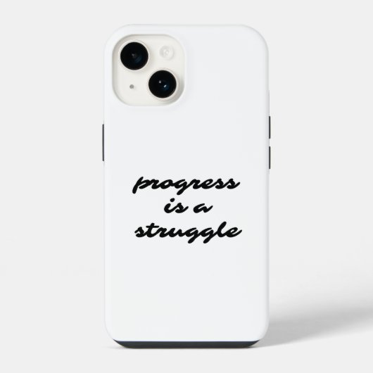 Coque Pour iPhone 14 Étui pour iPhone Progress (Verso)