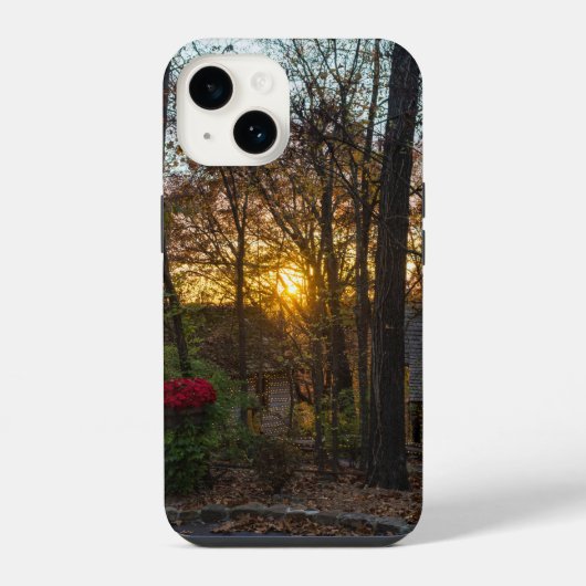 Coque Pour iPhone 14 Étui pour iPhone Sdc Woods Sunset (Verso)