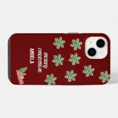 Coque Pour iPhone 14 Étui pour iPhone Snowflake (Verso Horizontal)