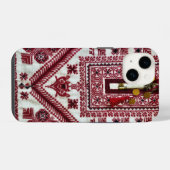 Coque Pour iPhone 14 Étui pour iPhone Tatreez (Verso Horizontal)
