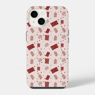 Coque Pour iPhone 14 Étui pour téléphone Boîtes de Cadeaux de Noël
