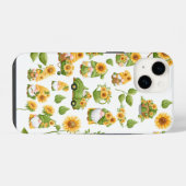 Coque Pour iPhone 14 Étui pour téléphone Tournesol | Gnome Printemps (Verso Horizontal)