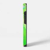 Coque Pour iPhone 14 Étui robuste Lime Green Glitter pour iPhone Mate (Côté gauche)