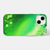 Coque Pour iPhone 14 Étui robuste Lime Green Glitter pour iPhone Mate (Verso Horizontal)