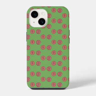 Coque Pour iPhone 14 Étui Simple boutons rouges mignons Case-Mate pour