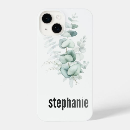Coque Pour iPhone 14 Eucalyptus Pattern i phone Case (Verso)