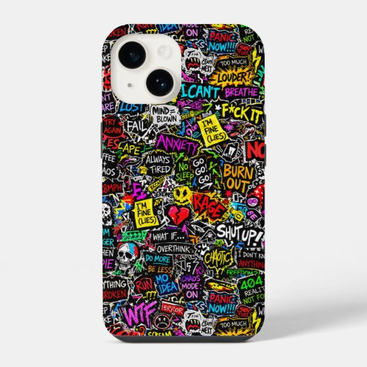 Coque Pour iPhone 14 Expérience ZOYNKLAB 0047025 Chaos (Verso)