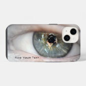 Coque Pour iPhone 14 Eye-Macro par Shirley Taylor (Verso Horizontal)