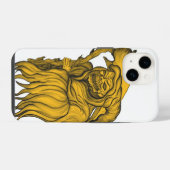 Coque Pour iPhone 14 Faucheur - La Mort (Verso Horizontal)