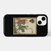 Coque Pour iPhone 14 Fauconnerie, Codex Manesse du XIVe siècle (Verso Horizontal)