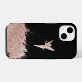 Coque Pour iPhone 14 fée rose, aquarelles (Verso Horizontal)