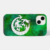 Coque Pour iPhone 14 Feu de dragon (Verso Horizontal)