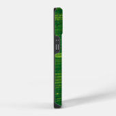 Coque Pour iPhone 14 Feuille verte avec détails du Costa Rica (Côté droit)