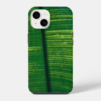 Coque Pour iPhone 14 Feuille verte avec détails du Costa Rica