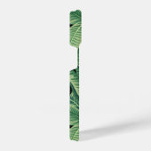 Coque Pour iPhone 14 Feuilles de bananes tropicales vertes (Côté droit)