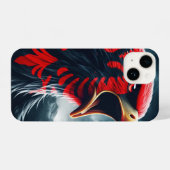 Coque Pour iPhone 14 Fierce Albanais Aigle iPhone 14 Coque (Verso Horizontal)