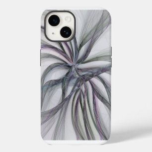 Coque Pour iPhone 14 Filigree Motions Moderne Abstrait Fractale Balança
