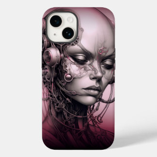 Coque Pour iPhone 14 Fille Cyborg Ados Cool