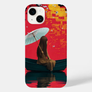 Coque Pour iPhone 14 Fille en bateau sous coque iphone doux